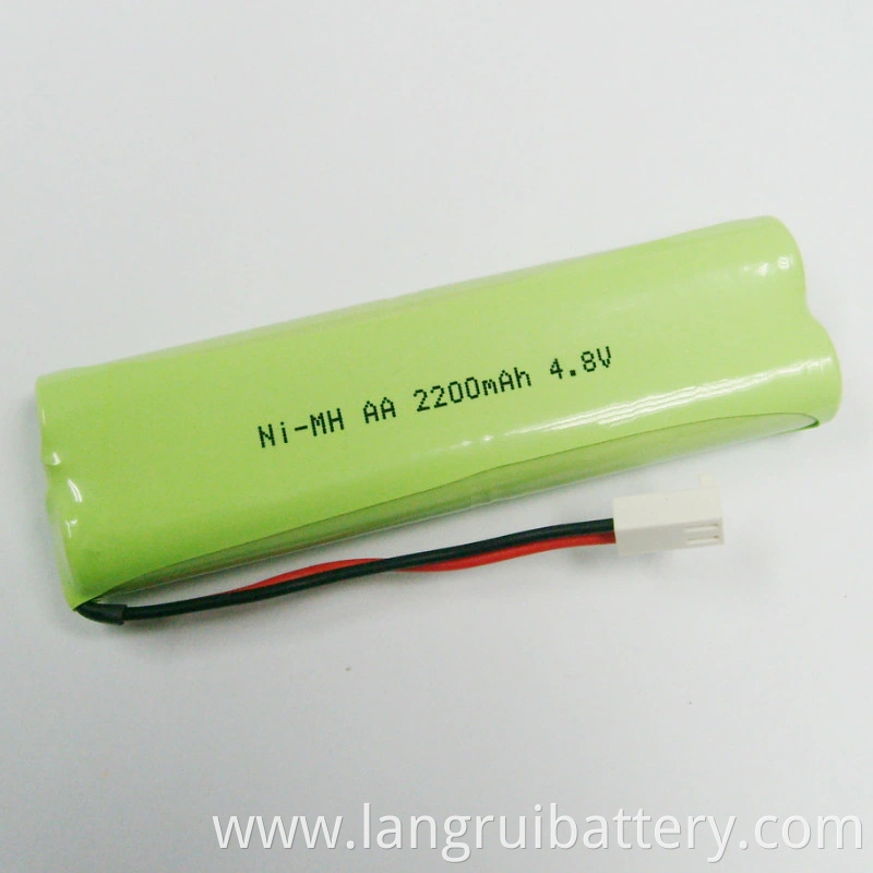 2/3 AA*3 Ni-MH Battery 3.6V 600mAh Battery Pack